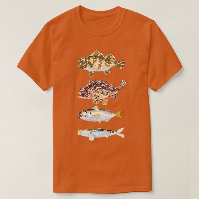 Fiske i Japan T Shirt (Design framsida)