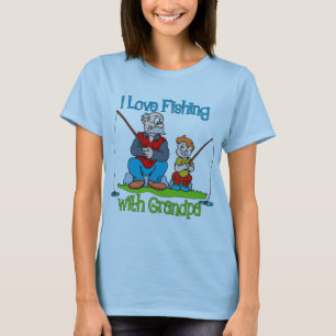 Fiske - I Kärlek Fiske med farfar T-shirt