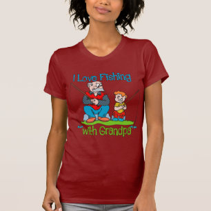 Fiske - I Kärlek Fiske med farfar Tee Shirt
