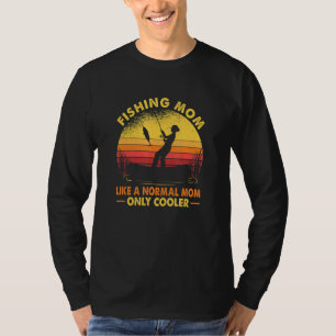 Fiske i Mamma som ett vanligt Mamma, endast kylare T Shirt