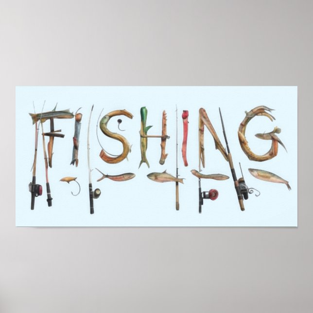 Fiske i Ord Poster (Framsidan)