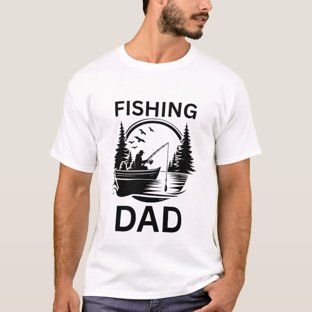 Fiske i pappa t shirt (Framsida)