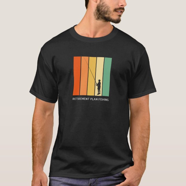 Fiske i pension t shirt (Framsida)