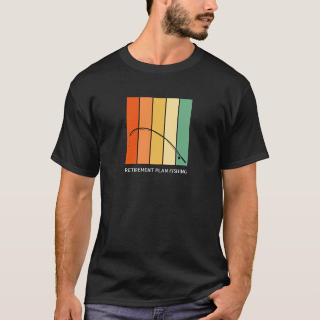 Fiske i pension t shirt (Framsida)