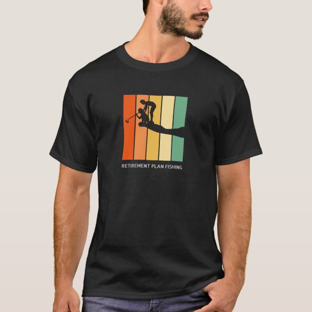Fiske i pension t shirt (Framsida)
