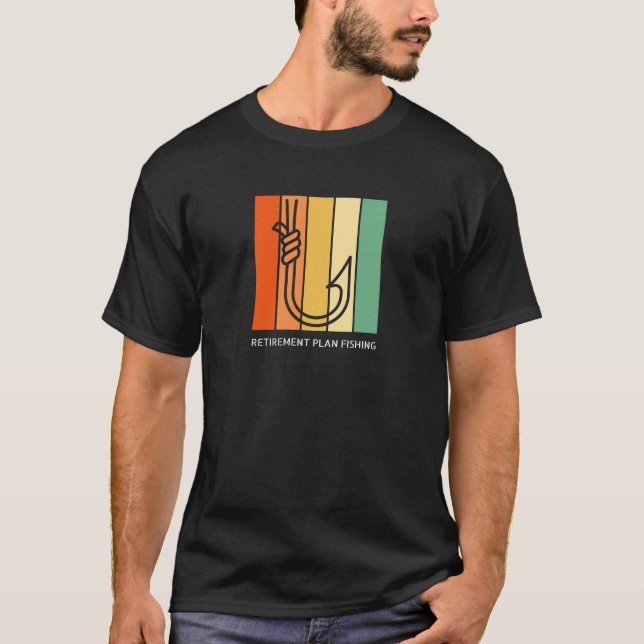 Fiske i pension t shirt (Framsida)
