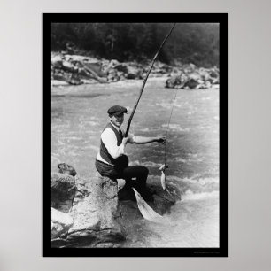 Fiske i Potomakfloden 1919 Poster
