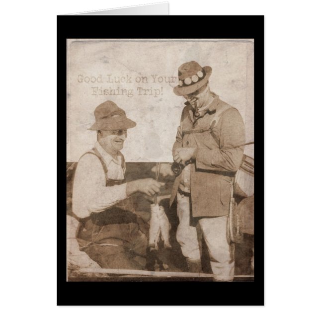 Fiske i Resa Hälsningskort (Framsidan)