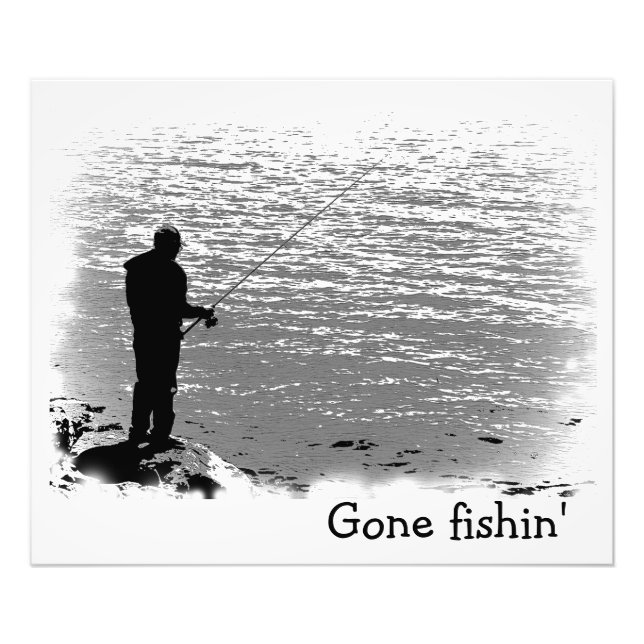 Fiske i Sjö Fototryck (Framsidan)