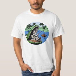 Fiske i tält tee shirt