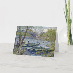Fiske i Vår Vincent van Gogh Kort