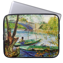 Fiske i Vår, Vincent van Gogh. Laptop Sleeve