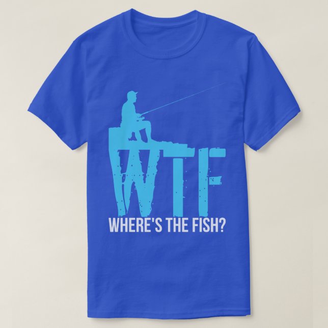 Fiske i WTF där fisken T Shirt (Design framsida)