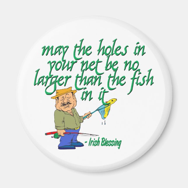 Fiske Irish Bluting Magnet (Framsidan)