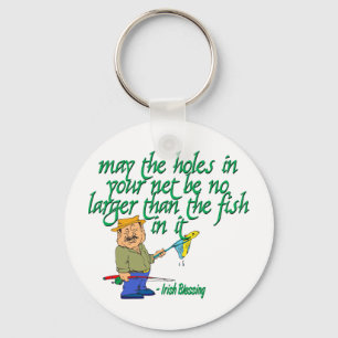 Fiske Irish Bluting Nyckelring