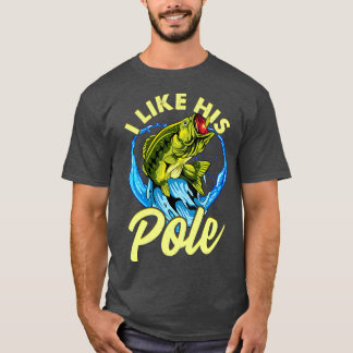 Fiske jag gillar hans polare Par Maka Girlkompis T Shirt