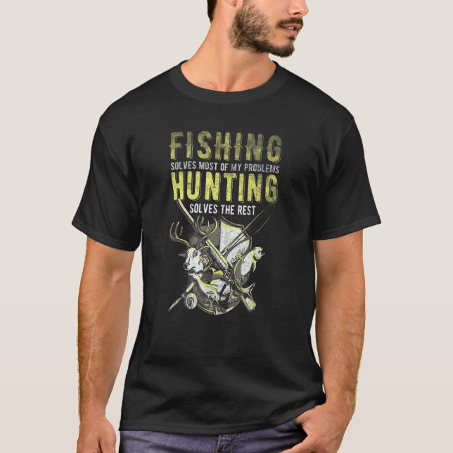 Fiske Jakt T Shirt (Framsida)