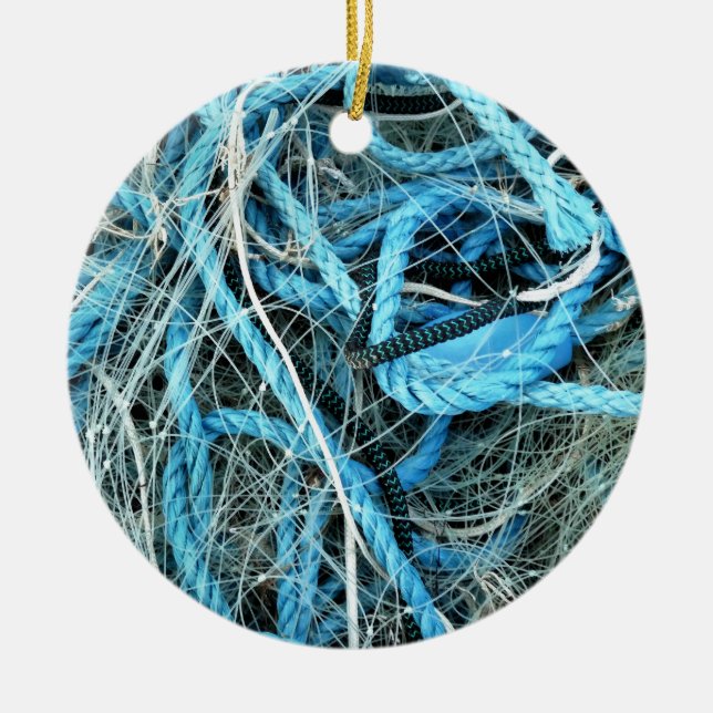 FISKE JULGRANSPRYDNAD KERAMIK (Framsidan)