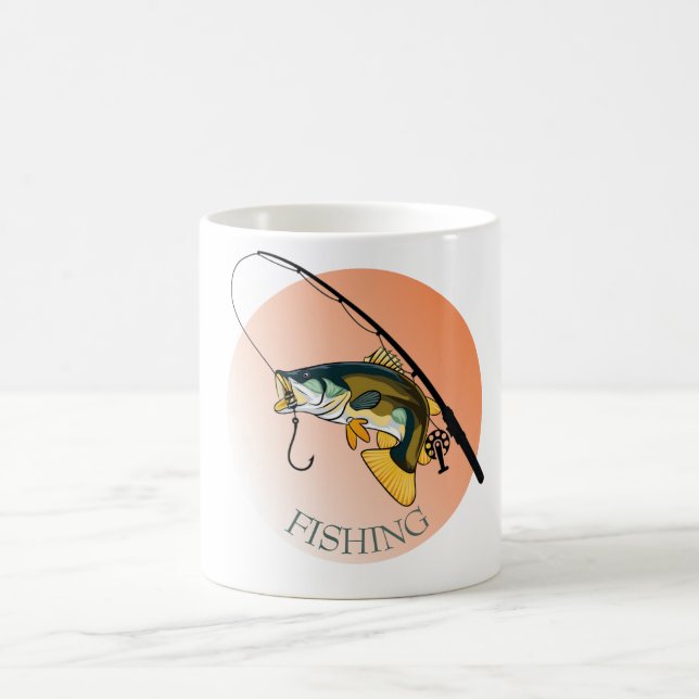 fiske kaffemugg (Center)