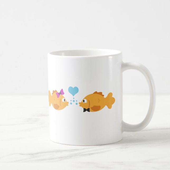 Fiske Kärlek Kaffemugg (Höger)
