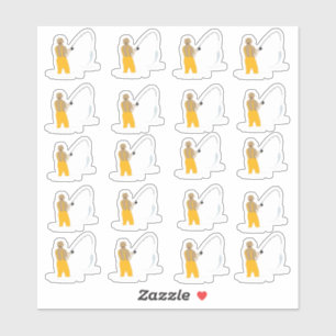 Fiske Klistermärken