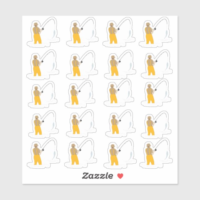 Fiske Klistermärken (Ark)