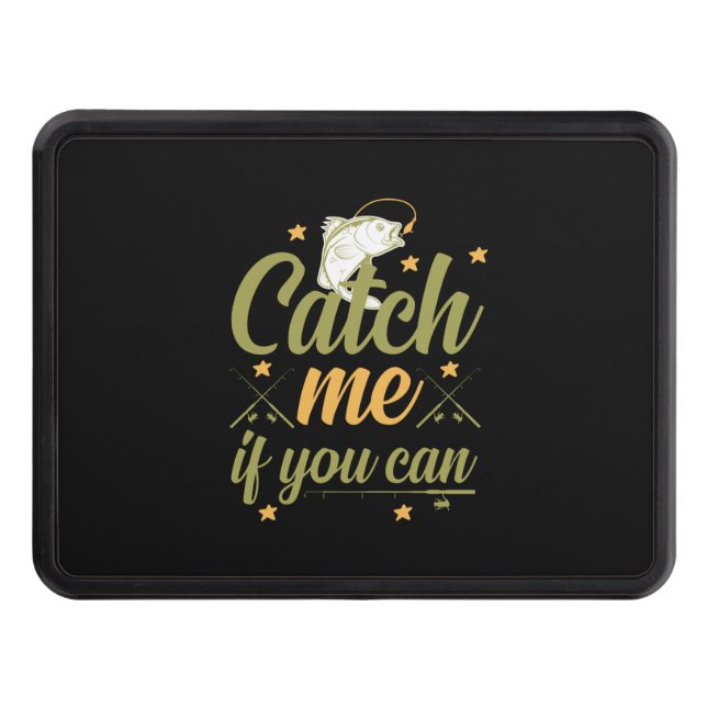 Fiske konst fångar mig om du kan dragkroksskydd (Framsidan)