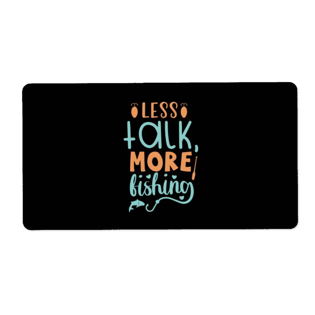 Fiske konst Mindre talar mer fiske Fraktsedel (Framsidan)