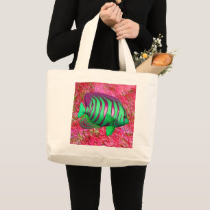 Fiske Large Tote Bag Jumbo Tygkasse