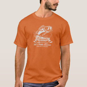 Fiske Lifes enkla njutning T Shirt