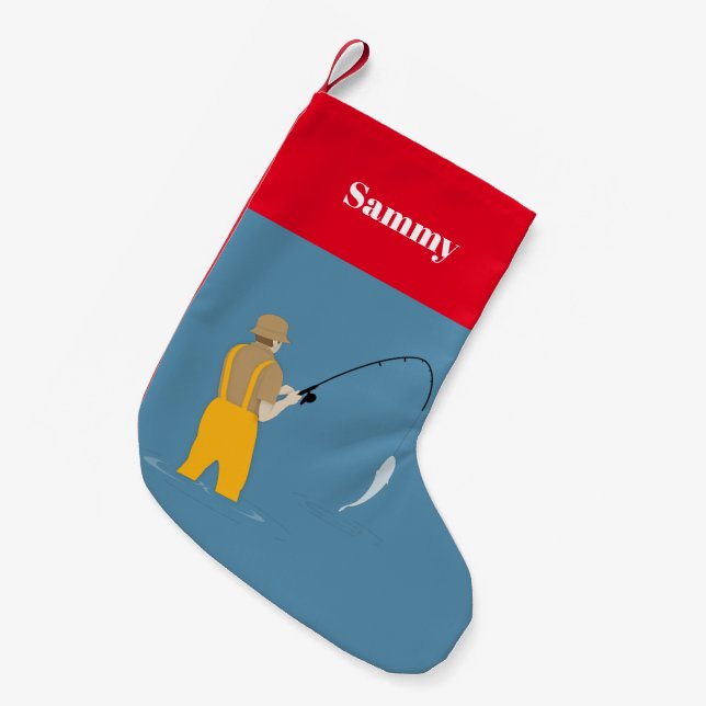 Fiske Liten Julstrumpa (Framsidan (Hängande))