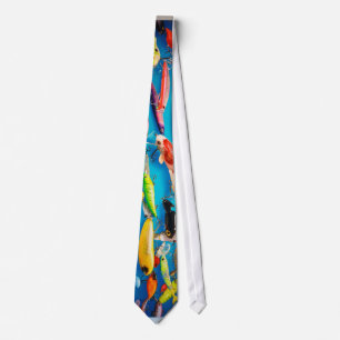 Fiske lockar designslipsen slips