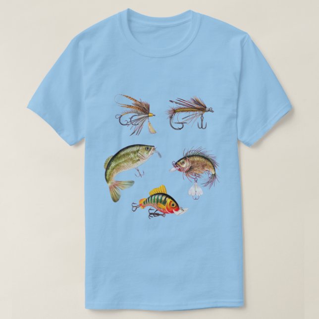 Fiske lockbeten t shirt (Design framsida)