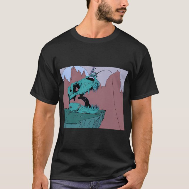 Fiske Löser De Flesta Av Mina Problem Jakt Löser T Shirt (Framsida)