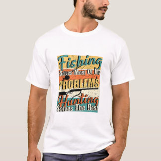Fiske löser det mesta av min t shirt