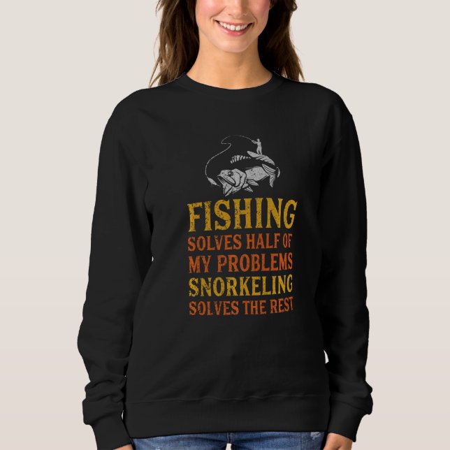 Fiske löser hälften av mina problem med att sälja  t shirt (Framsida)