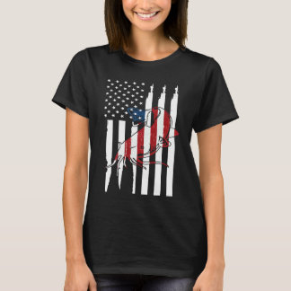 Fiske malfisk fiske fiske fisk rulle stång t shirt
