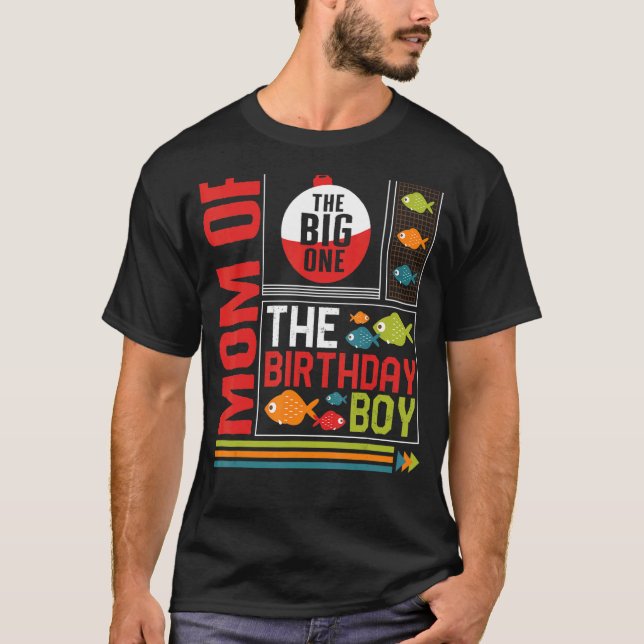 Fiske Mamma i den stora fisken under dagtid T Shirt (Framsida)