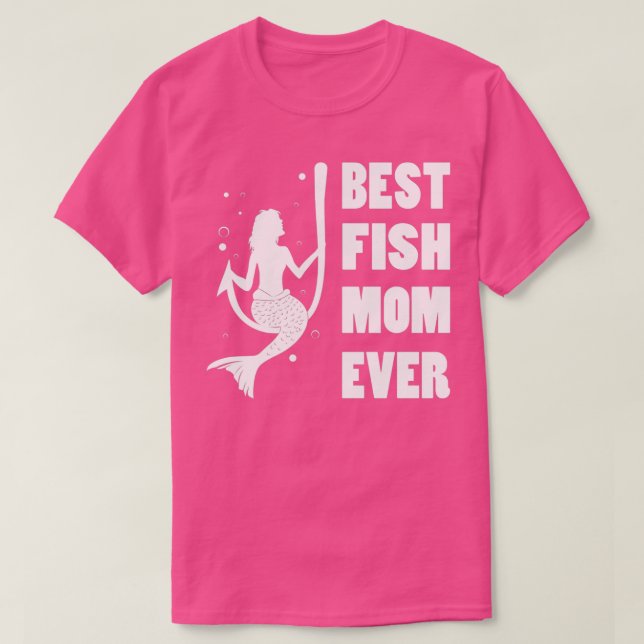Fiske Mamma T Shirt (Design framsida)