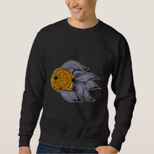 Fiske Mandala Lång Ärmad Tröja