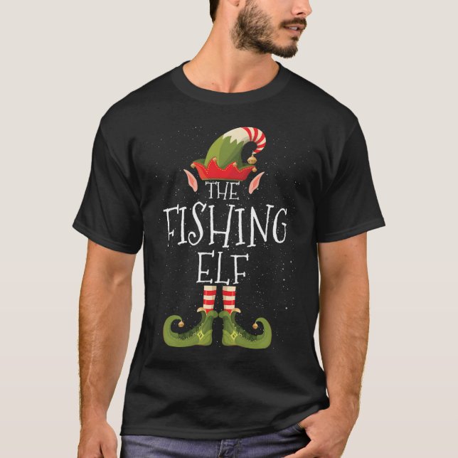 Fiske - Mänsklig evolution / Darwin / Vit T Shirt (Framsida)