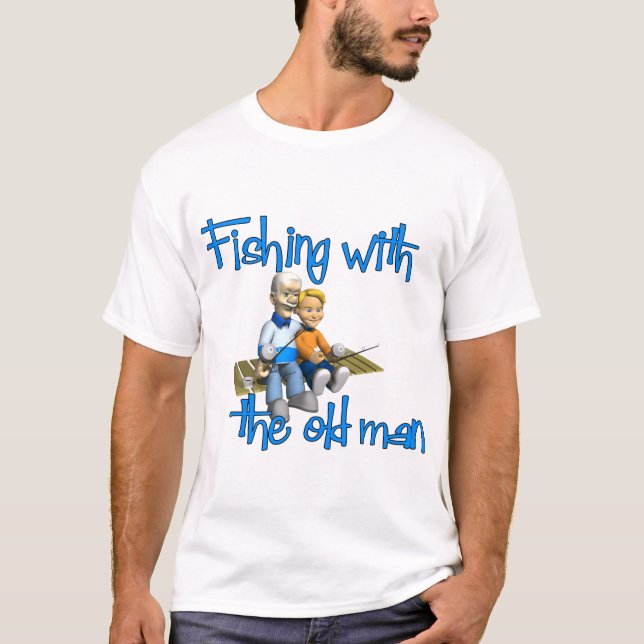 Fiske med den gamle tee shirt (Framsida)
