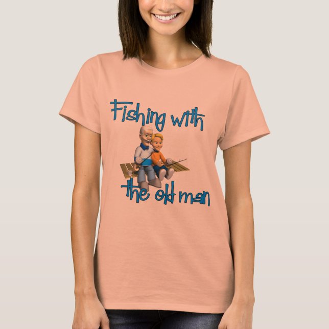 Fiske med den gamle tee shirt (Framsida)
