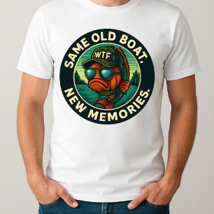 Fiske med fars dag och Pappa T Shirt