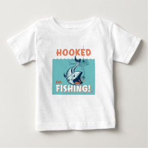 Fiske med fast tak t shirt