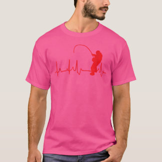 Fiske med fisketakt med fisketräd t shirt
