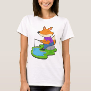 Fiske med fluga Fiskespö Fiske T Shirt