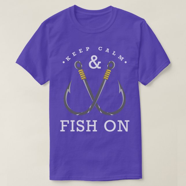 Fiske med krok t shirt (Design framsida)