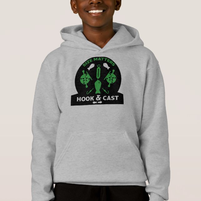 Fiske med låst vatten t shirt (Framsida)