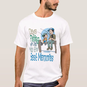 Fiske med Pappa Fars dag skjorta T-shirt